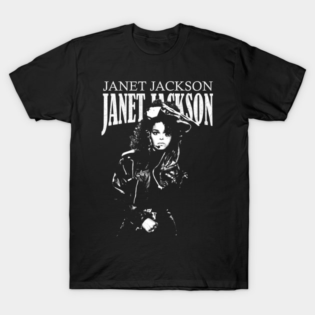 Janet Jackson T-Shirt by Riso Art